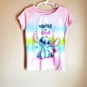Disney Stitch girls short sleeve pjs